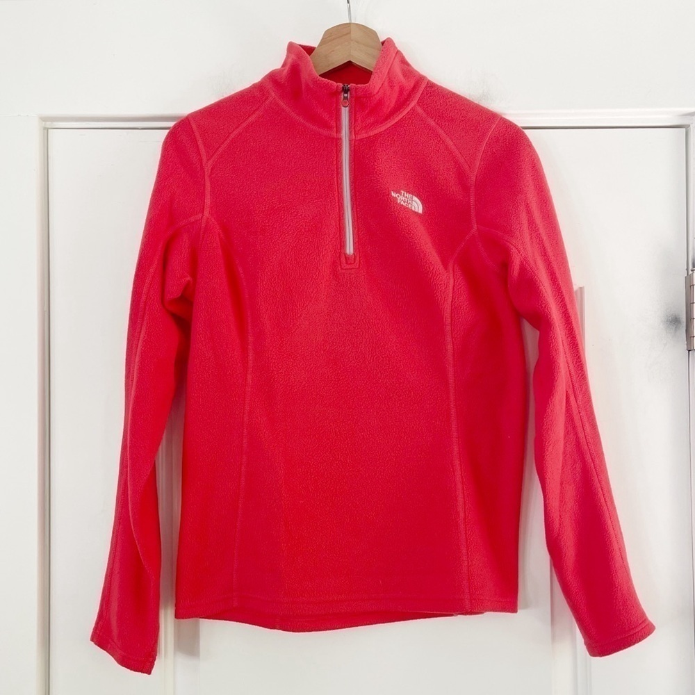 The North Face Quarter Zip Fleece Pull Over - S